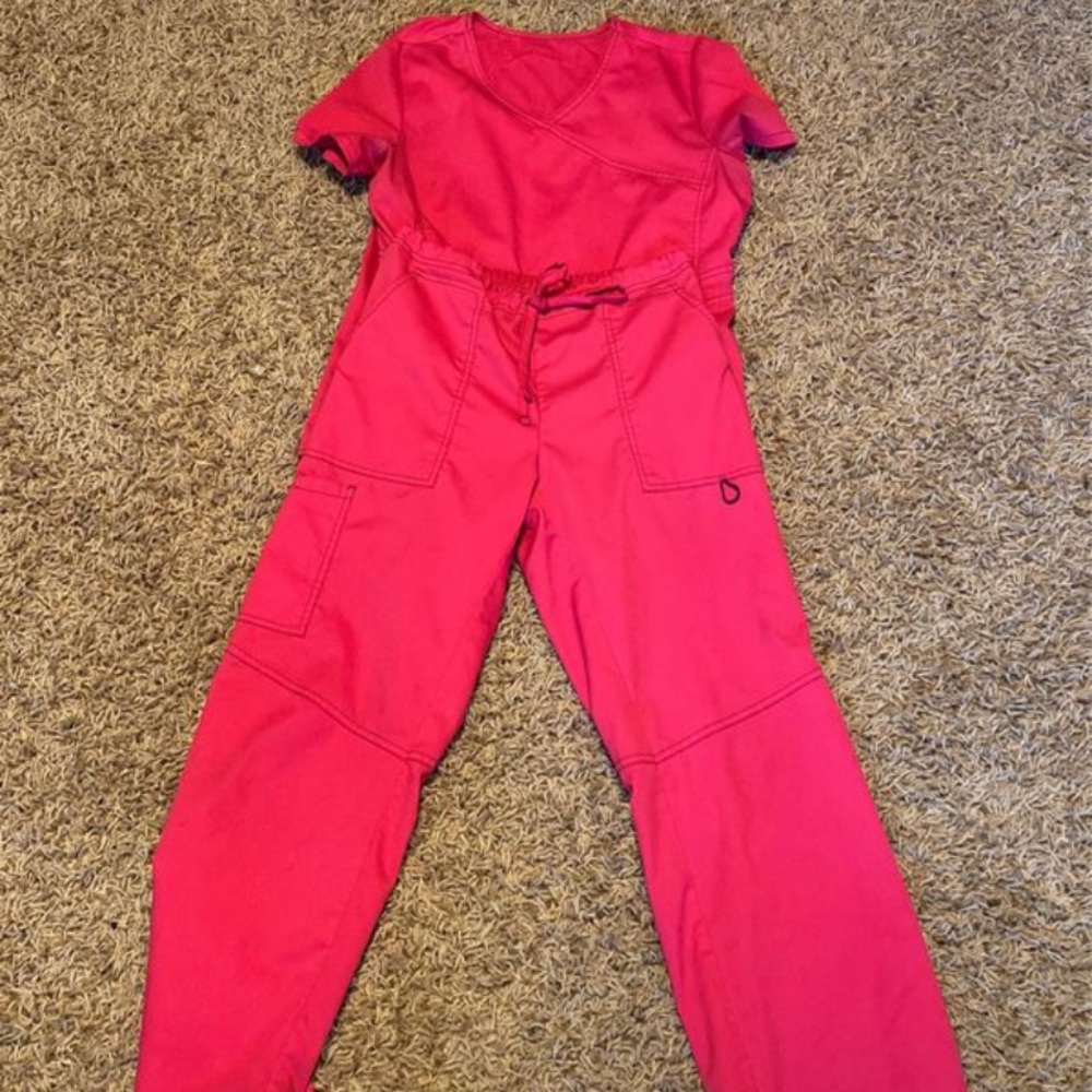 Pink scrubs